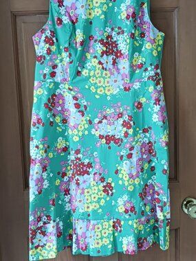 Talbots Floral Cotton Dress